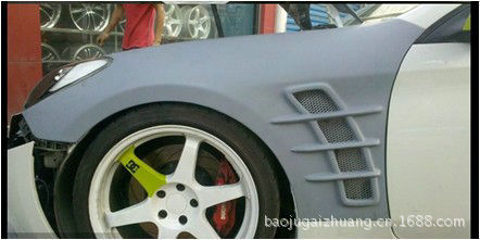 現(xiàn)代勞恩斯酷派 A款鯊魚鰭改裝風口葉子板 定制改裝，彰顯個性風采